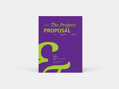 Proposal agency annual brief catalog clean design illustration indesign invoice magazine marketing minimal modern print printable professional project proposal template word