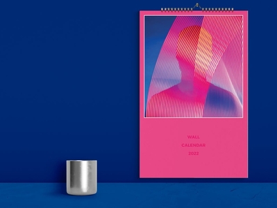 Pink Lifestyle Wall Calendar 2022 by PrintMe on Dribbble