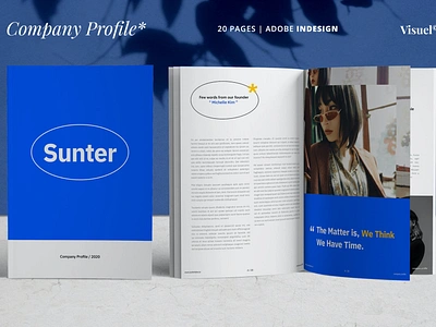 Company Profile brochure catalog clean company company profile design graphic design illustration indesign indesign brochure indesign catalog indesign template magazine portfolio print printable professional magazine profile proposal template