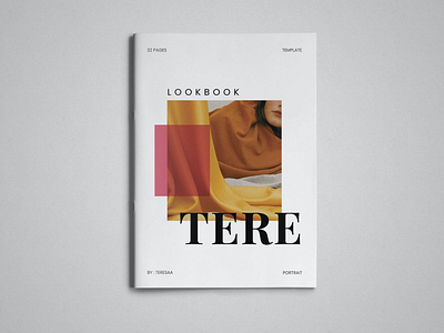 TERE Lookbook Template brochure catalog clean clean brochure clothes clothing design illustration indesign lookbook lookbook template magazine modern magazine portrait print printable professional professional magazine style template