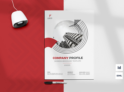 Company Profile annual report book booklet business catalog clean company company profile design illustration indesign indesign template layout magazine magazine professional modern print printable professional template template