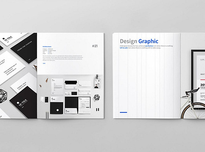 Photography + Graphic Design Portfolio agency brochure catalog clean design design portfolio graphic design illustration indesign magazine minimal modern photography portfolio portfolio design print printable template