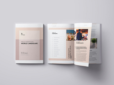 Versatile Annual Report agency annual annual report booklet case catalog clean design illustration indesign indesign template magazine multiprpose print printable publishing report template template clean yearly