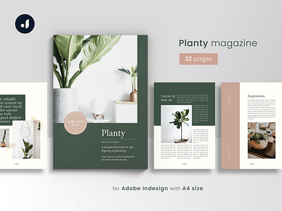 Planty Magazine annual report book catalog clean design illustration indesign indesign template lookbook magazine planty planty magazine portfolio print printable professional proposal report template