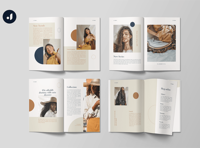 Valerie Magazine by Print Template on Dribbble