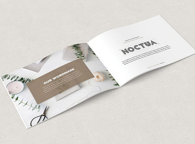 Noctua Brand Guidelines annual report brochure catalog clean design fashion graphic design horizontal identity illustration indesign indesign print indesign template lifestyle luxury magazine print printable template v