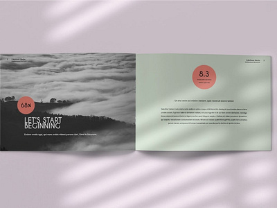 Calatheas Works - Landscape Brochure Template annual report architects brochure template business company catalog clean design graphic design illustration indesign landscape landscape brochure magazine newsletter print printable professional report template works