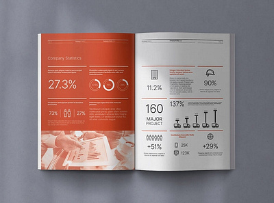 Goubrag Company Profile annual report booklet brochure design business business brochure catalog clean company corporate design flyer graphic design illustration indesign magazine magazine template print printable profile template