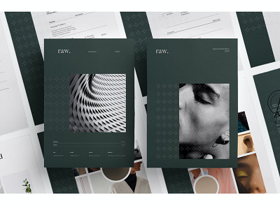 Raw Pitch Pack brief bundle catalog clean design editorial estimate fashion illustration indesign invoice magazine moodboard pack pitch print printable proposal stationery template