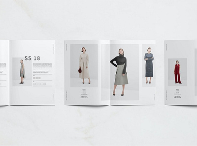 Nørd Lookbook annual annual report brochure catalog clean cover design editorial fashion illustration indesign lookbook magazine photography portfolio print printable report revista template