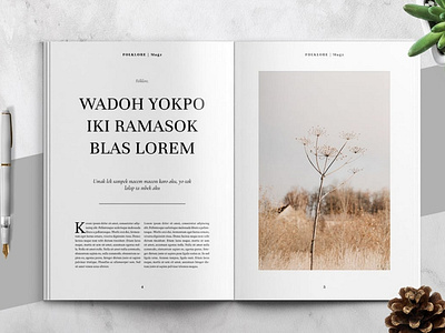 Clean and Minimal Magazine