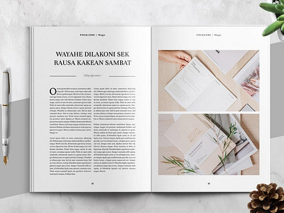 Clean and Minimal Magazine