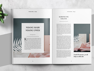 Clean and Minimal Magazine