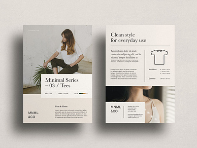 MINIMAL SERIES - Fashion Flyer