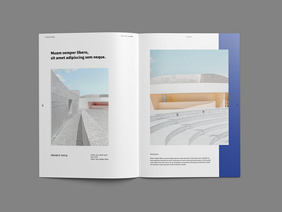 Architectural Portfolio Brochure Template