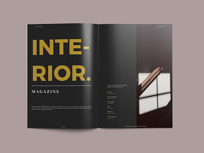 Interior Magazine Template