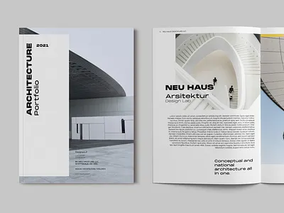 Architecture Portfolio Brochure annual report architecture portfolio brochure brochure template catalog clean design editorial identity illustration indesign layered magazine minimalist multipurpose portfolio print printable professionaly template