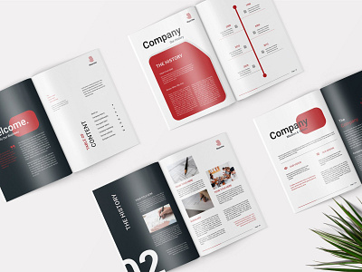 Mine - Company Profile Template annual report brochure brochure template company profile design identity indesign layered lookbook magazine minimalist multipurpose photography proposal portfolio brochure principles print printable profile template proposal template template