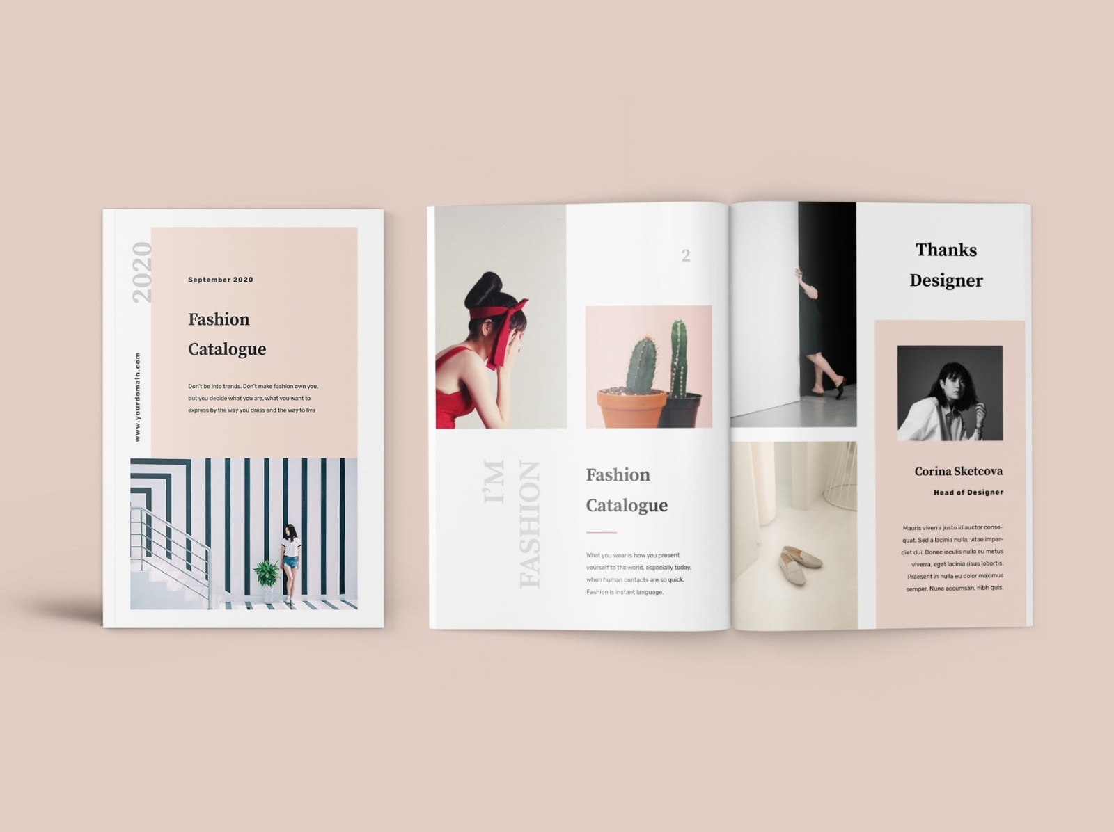 Fashion Lookbook Catalogue by Print Template on Dribbble