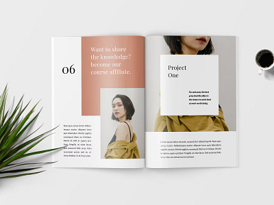 Ghania - Workbook Planner brochure brochure template catalogue clean company profile design identity indesign layered lookbook lookbook catalogue magazine minimalist multipurpose print printable profile template template workbook workbook planner