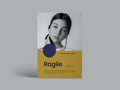 Ragile Brochure Portfolio a4 brochure portfolio catalog clean contemporary design graphic design illustration indesign letter magazine minimalist multipurpose portfolio design print printable profesional portfolio suitable template typography