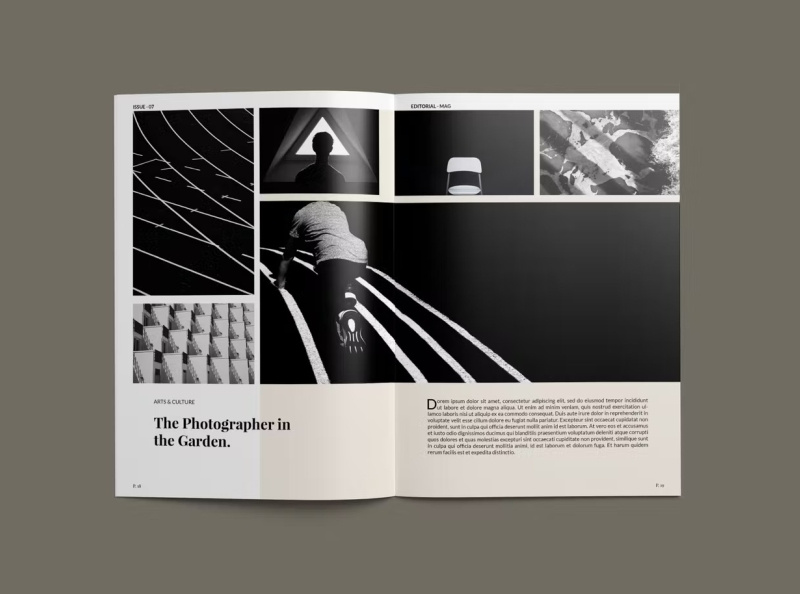 Magazine Template by InDesign Vision on Dribbble