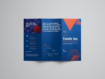 Trifold Brochure agency annual report catalog clean design foldable folded illustration indesign indesign files magazine master pages paragraph style portfolio template prentation print printable template trifold brochure working