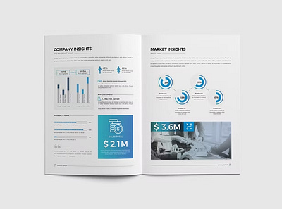 Annual Report annual report annula booklet business catalog clean company corporate design illustration indesign layout magazine modern print print ready printable proposal report template