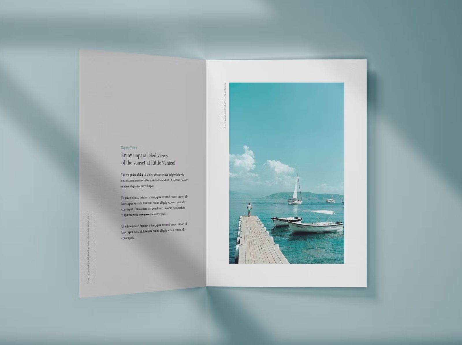 Vertical Bifold Brochure Mockup by InDesign Vision on Dribbble