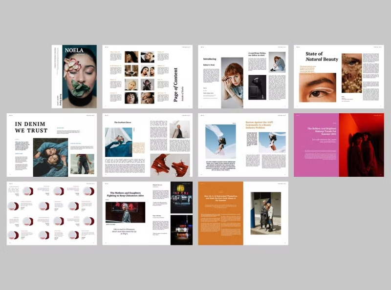 Fashion Magazine by Print Templates on Dribbble