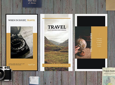 Travel Social Media Template Pack catalog clean design facebook followers illustration indesign instagram magazine pack porfolio print printable social social media template template pack travel social trip twitter