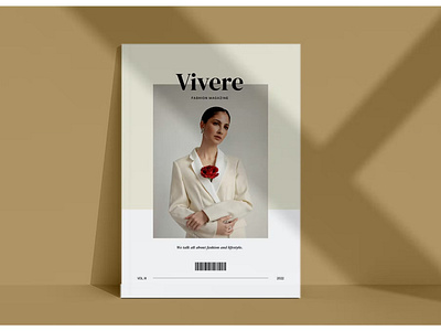 Vivere - Minimal Fashion Magazine Template booklet catalog clean design furniture graphic design illustration indesign lookbook magazine magazine template minimal minimal fashion motion graphics photography portfolio print printable showcase template