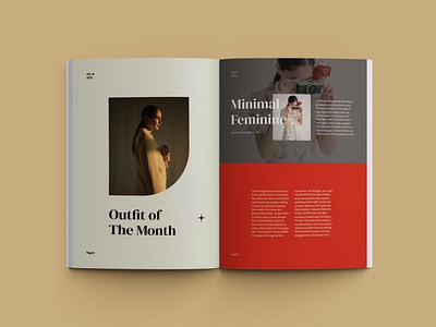 Vivere - Minimal Fashion Magazine Template booklet catalog clean design furniture graphic design illustration indesign lookbook magazine magazine template minimal minimal fashion motion graphics photography portfolio print printable showcase template