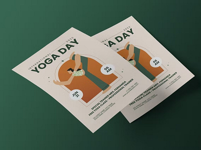 FREE International Yoga Day Flyer Template