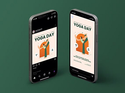 FREE International Yoga Day Flyer Template aesthetic branding catalog clean day flyer design flyer template graphic design illustration indesign international international yoga magazine minimalist motion graphics print printable template yoga yoga day