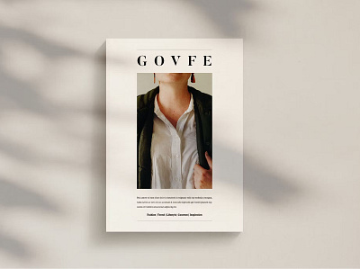 FREE Govfy - Fashion Magazine Template architects beauty booklet catalog clean concept design fashion fashion magazine graphic design illustration indesign layout magazine magazine template marketing powerful template print printable template