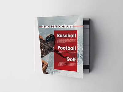 Free Sport Square Brochure branding brochure catalog clean design extreme graphic design illustration indesign magazine motion graphics print printable skateboard sport sport square square square brochure template travel