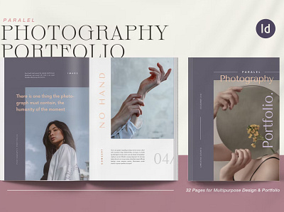 PARALEL Photography Portfolio agency branding catalog clean design ebook editorial graphic design illustration indesign magazine motion graphics multipurpose photography photography portfolio portfolio print printable template ui