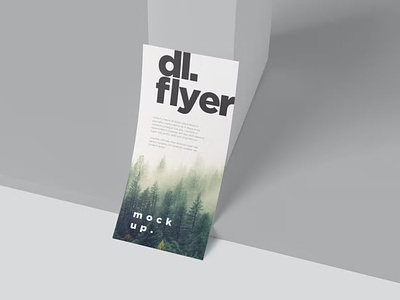 FREE Single Page DL Flyer Mockups