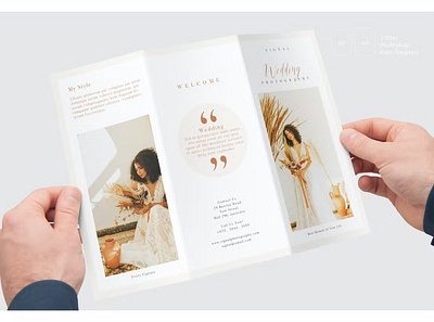 Wedding Photography Price List Trifold Brochure 2023 annual annual report brochure 2023 business business brochure business trifold clean flat fold ide indesign information multipurpose product report simple trifold trifold brochure trifold mockup