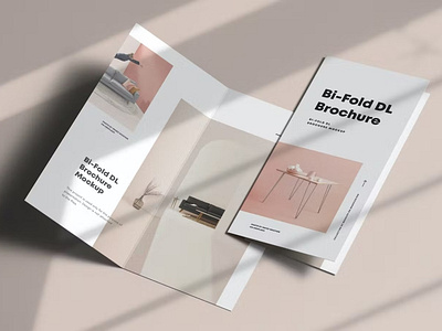 Bi-Fold DL Brochure Mockup