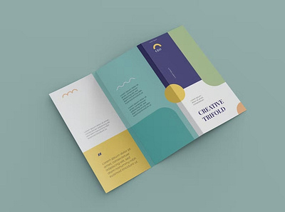 Trifold Browshure Mockup 2023 annual annual report brochure 2023 business business brochure business trifold clean flat fold ide indesign information multipurpose product report simple trifold trifold brochure trifold mockup