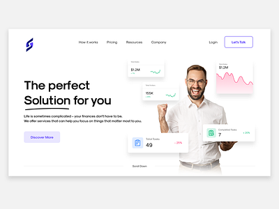 Soltech - Financial Landing Page