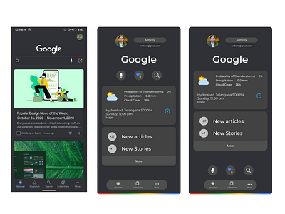 Google app Redesign