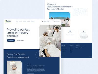 Affordable Family Dental landing page