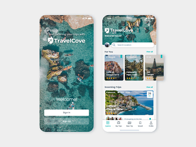 Travelcove Travel App adobe xd app design application beach behance dribbble iphone resort shots travel travel agency travel app traveling travelling ui uiux user experience user interface ux wireframe