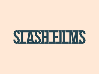 LogoCore Challenge - Slash Films Logo branding design graphic design illustration illustrator logo typography vector