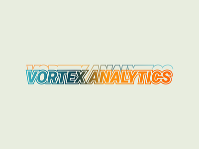 LogoCore Challenge - Vortex Analytics Logo branding design graphic design illustration illustrator logo typography vector