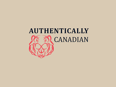 LogoCore Challenge - Authentically Canadian Logo branding design graphic design illustration illustrator logo typography vector