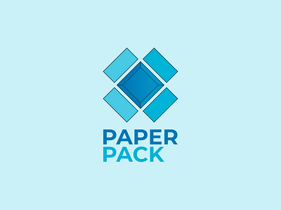 LogoCore Challenge - Paper Pack Logo branding design graphic design illustration illustrator logo typography vector